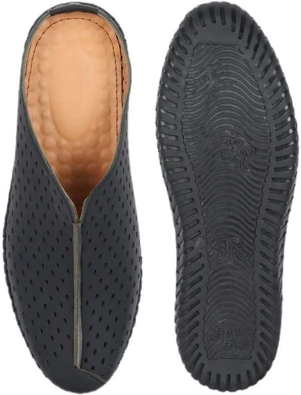 Black_Mesh_Casual_Casuals_Sandals_For_Men