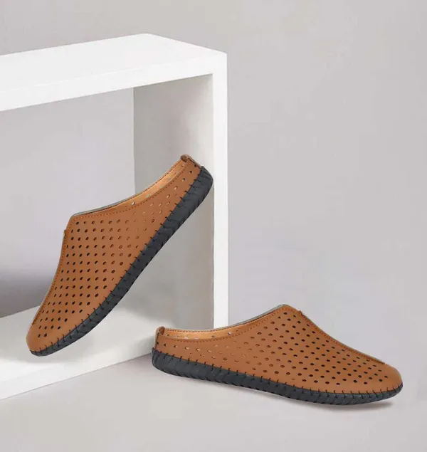 Tan_Mesh_Casual_Sandals_For_Men