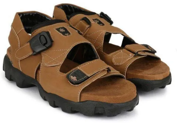Tan_Synthetic_Party_Sandal_For_Men