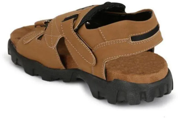 Tan_Synthetic_Party_Sandal_For_Men