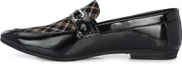 Black_&_Beige_Patent_Leather_Casual_Loafers__For_Men