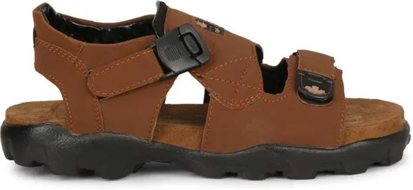 Tan_Synthetic_Leather_Party_Sandal_For_Men