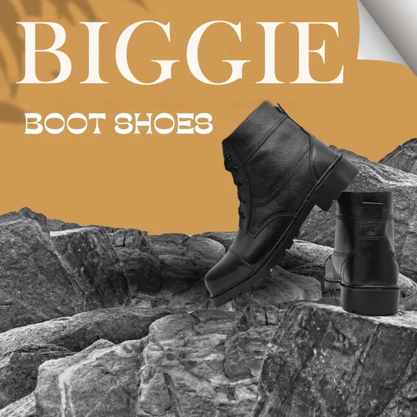 Black_Genuine_Leather_Casual_Boots_Shoes_For_Men