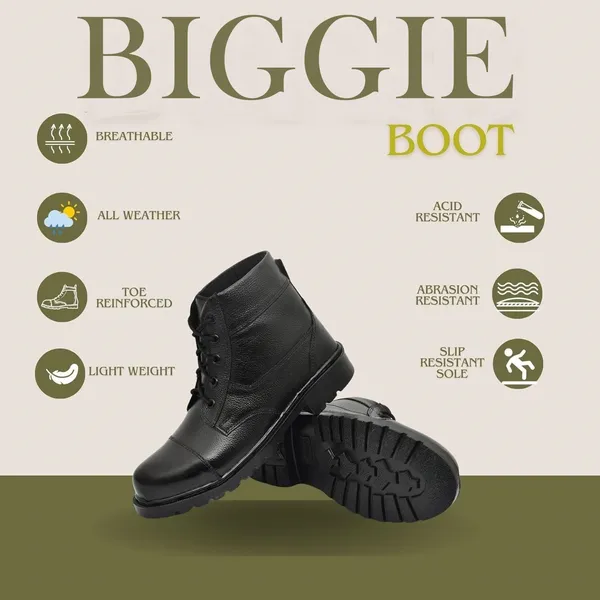Black_Genuine_Leather_Casual_Boots_Shoes_For_Men