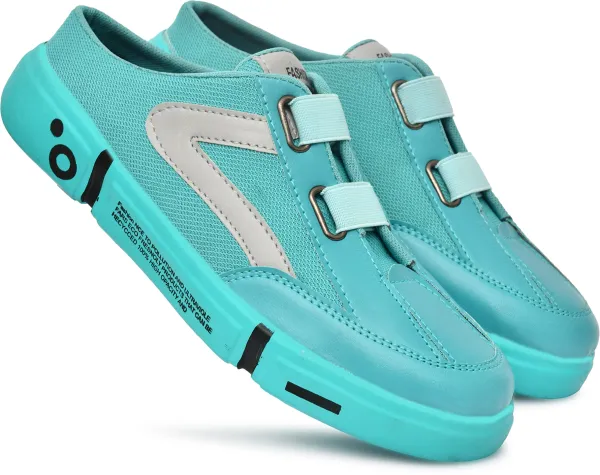 Teal_Exclusive_Half_Premium_Mesh_Casual_Shoes_For_Men