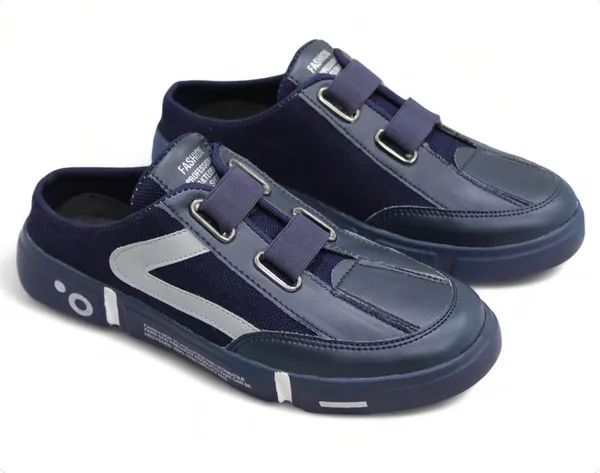 Navy_Mesh_Sports_Shoes_For_Men