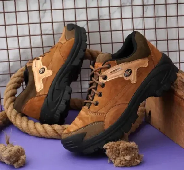 Brown_Genuine_Leather_Casual_Boots_Shoes_For_Men