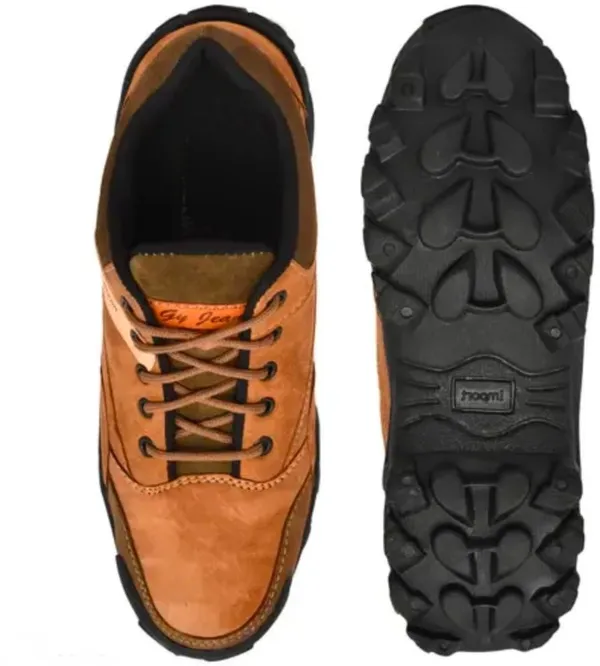 Brown_Genuine_Leather_Casual_Boots_Shoes_For_Men
