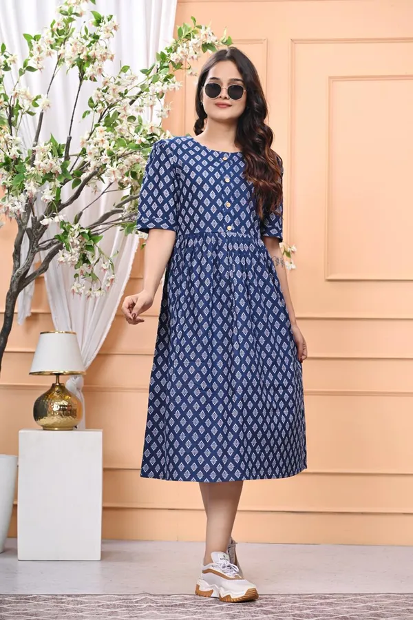 Indigo_Blossom_Printed_Cotton_Middi_Dress_For_Women
