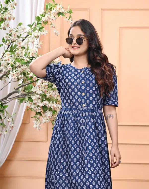 Indigo_Blossom_Printed_Cotton_Middi_Dress_For_Women