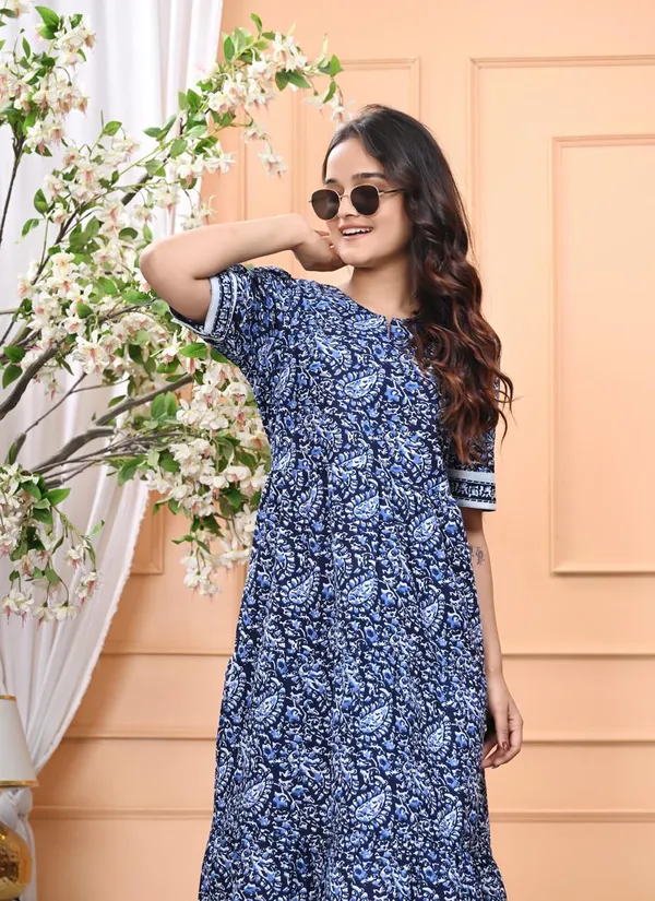 Indigo_Blossom_Printed_Cotton_Middi_Dress_For_Women