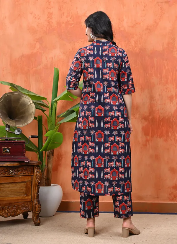 Navy_Blue_Ethnic_Printed_Cord_Set_For_Women