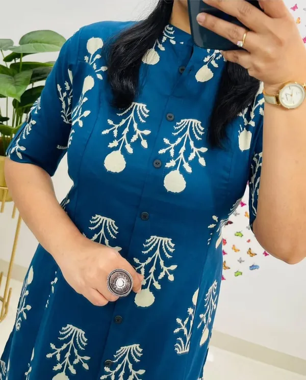 Blue_Special_Premium_Cotton_Suit_Set_For_Women