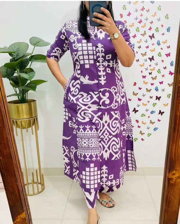 Purple_Special_Premium_Cotton_Suit_Set_For_Women
