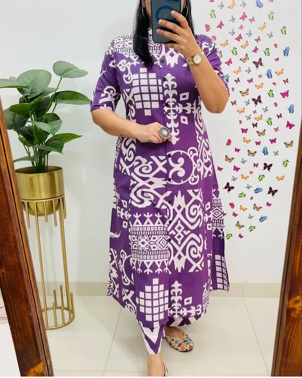 Purple_Special_Premium_Cotton_Suit_Set_For_Women