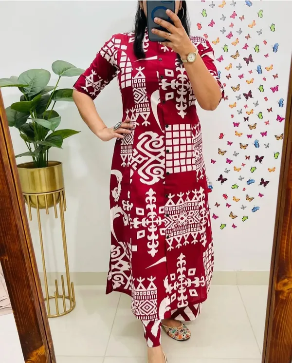 Red_Special_Premium_Cotton_Suit_Set_For_Women