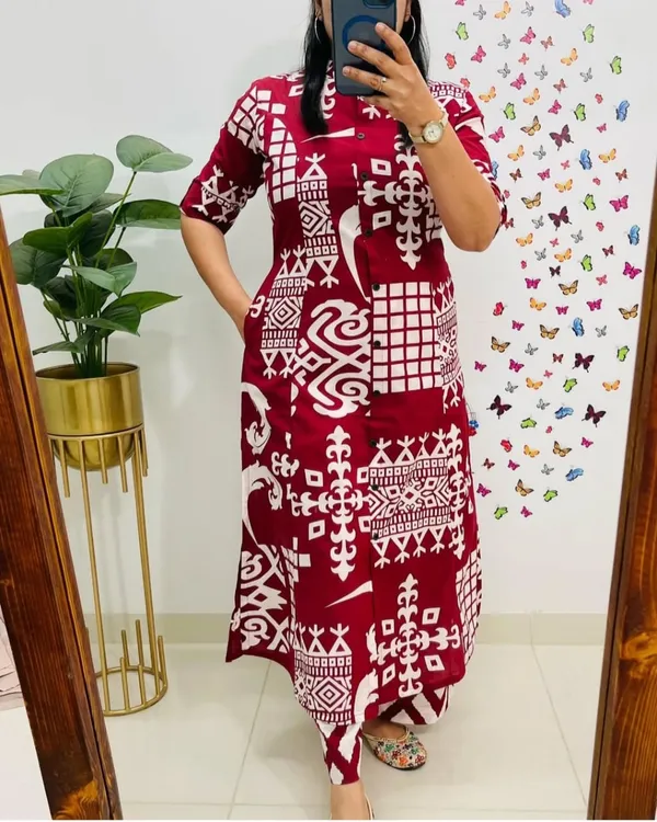 Red_Special_Premium_Cotton_Suit_Set_For_Women