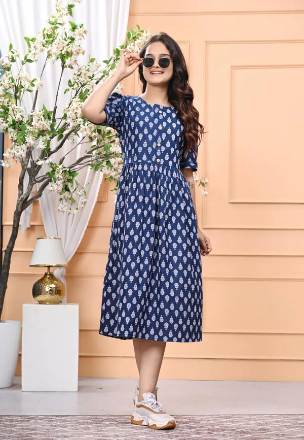 Blue_New_Trending_Middi_For_Women