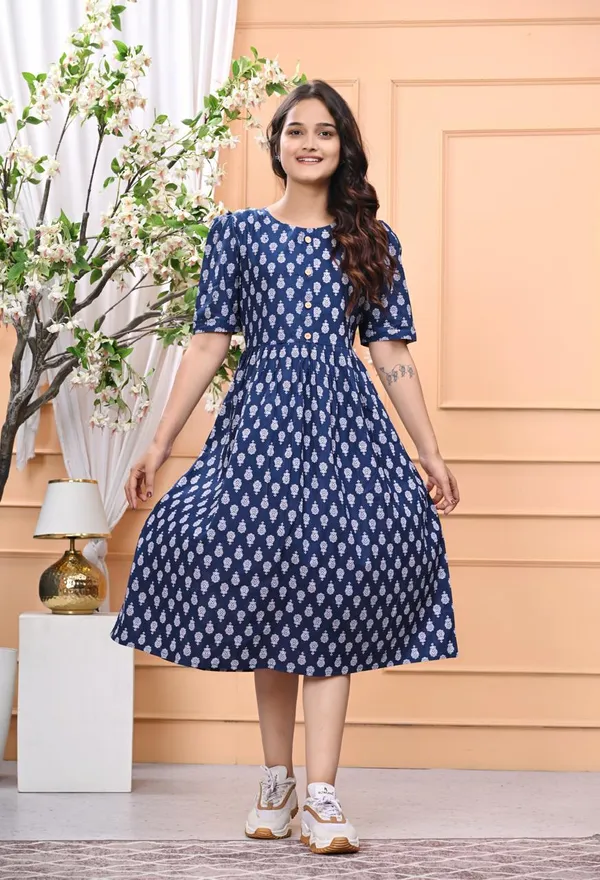 Blue_New_Trending_Middi_For_Women