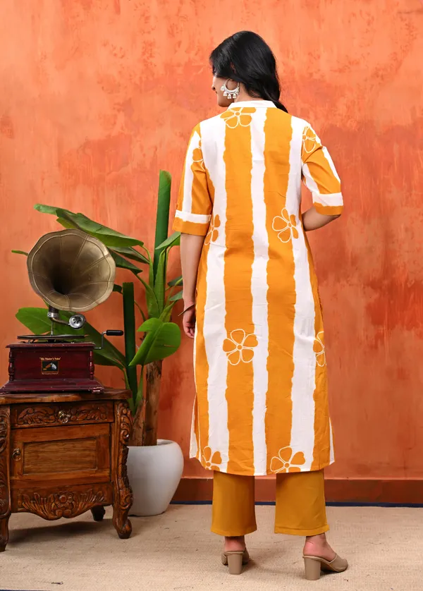 Yellow_Cotton_Cord_Set_For_Women