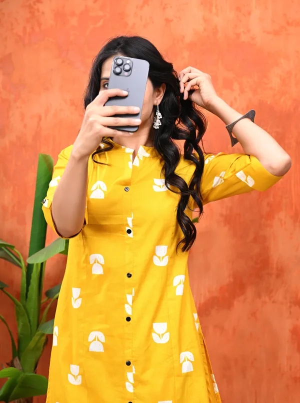 Yellow_Cotton_Cord_Set_For_Women