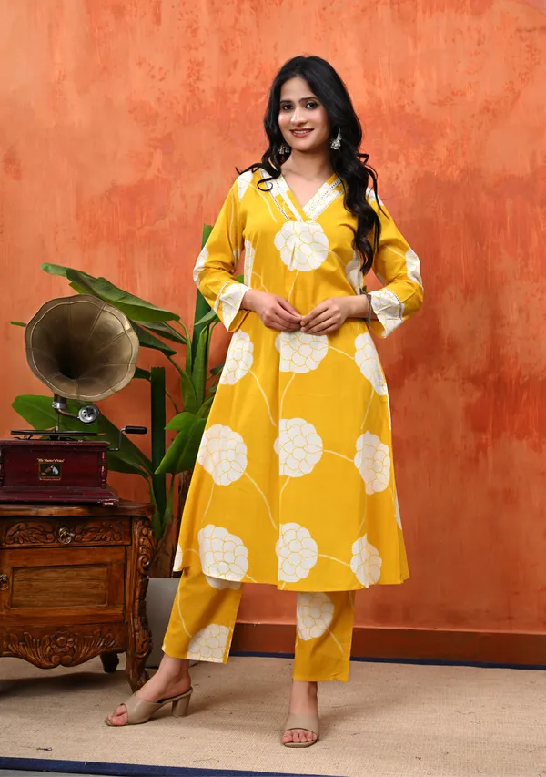 Yellow_Cotton_Cord_Set_Special_For_Women