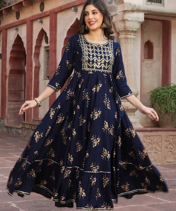 Starlight_Rayon_Anarkali