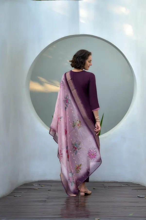 Purple_Soft_Hue_Kurti_Set_With_Sheer_Organza_Finish_For_Women