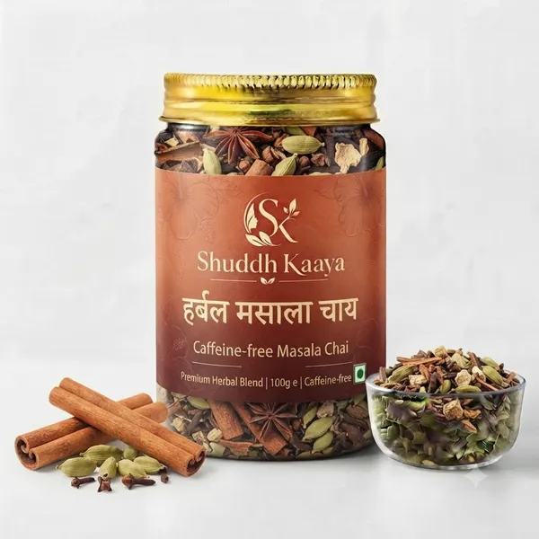 Shuddh_Kaaya_Caffeine-Free_Herbal_Masala_Chai