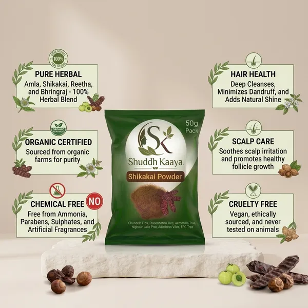 Shuddh_Kaaya_Shikakai_Powder_Hair_Cleanser