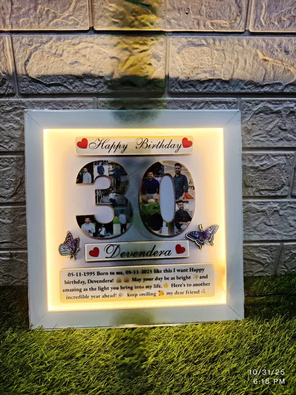 Customized_3d_frame_with_LED_for_every_occasion