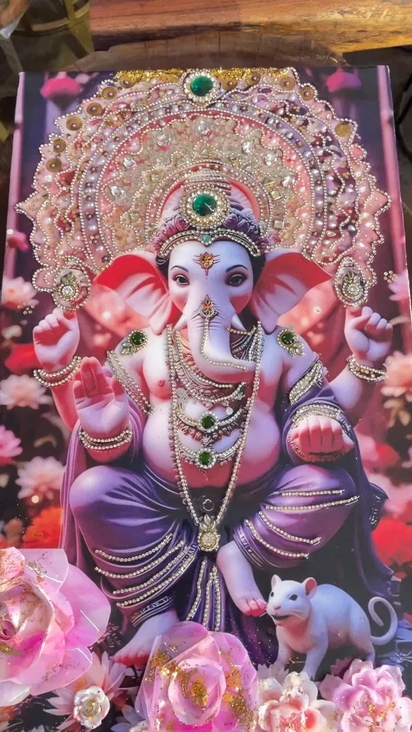 Diwali_housewarming_Ganesha_Idol_frame,_Decor_gift,_hamper,_wedding