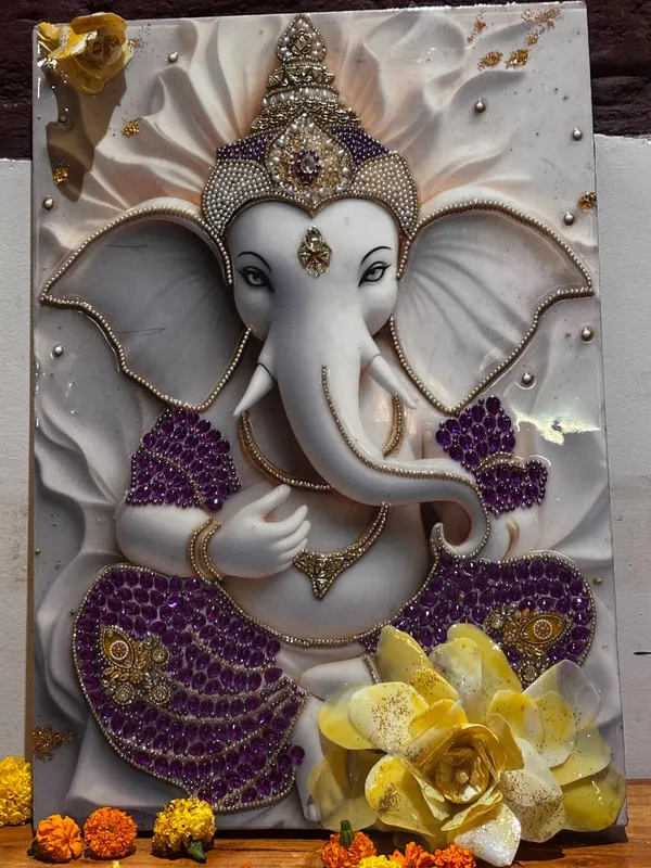 Diwali_housewarming_Ganesha_Idol_frame,_Decor_gift,_hamper,_wedding