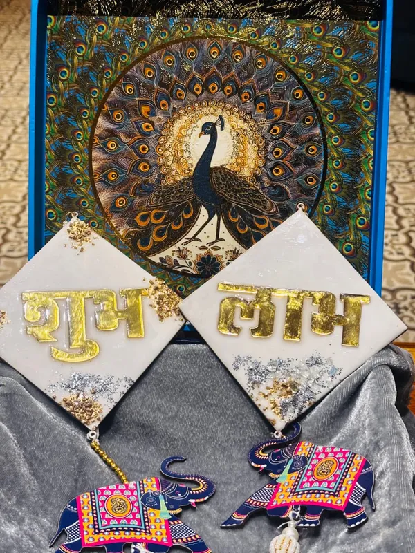 Diwali_housewarming_Ridhi_-Sidhi_/_Shubh-_Labh__door_hanging_Decor_gift,_hamper,_wedding