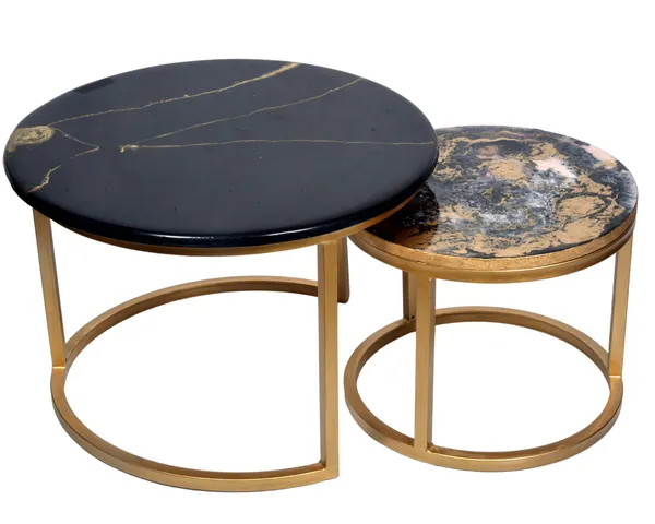 Multicolor_Wood_&_Resin_Table_Set_Of_2_Waterproof