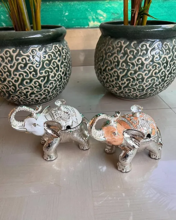 Silver_Enamel_Elephant_Bowl_&_Spoon_For_Occasional_Deepawali_fry_fruit_packing_Gift_For_Bulk