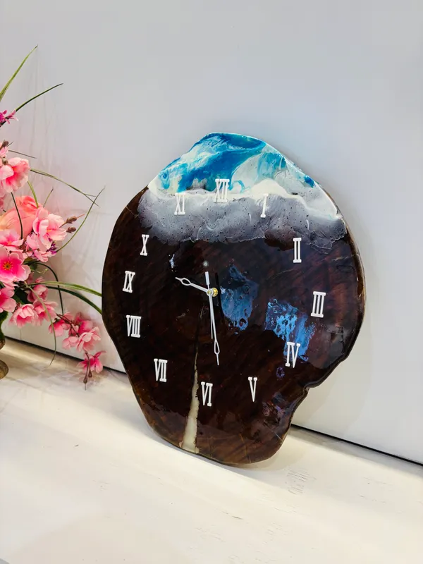 Black_Epoxy_Wall_Clock_For_Home_Decor