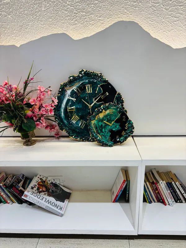 Large_Resin_Clock_Agate_Stone_For_Home_Decor