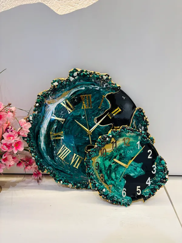 Large_Resin_Clock_Agate_Stone_For_Home_Decor