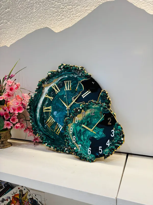 Large_Resin_Clock_Agate_Stone_For_Home_Decor