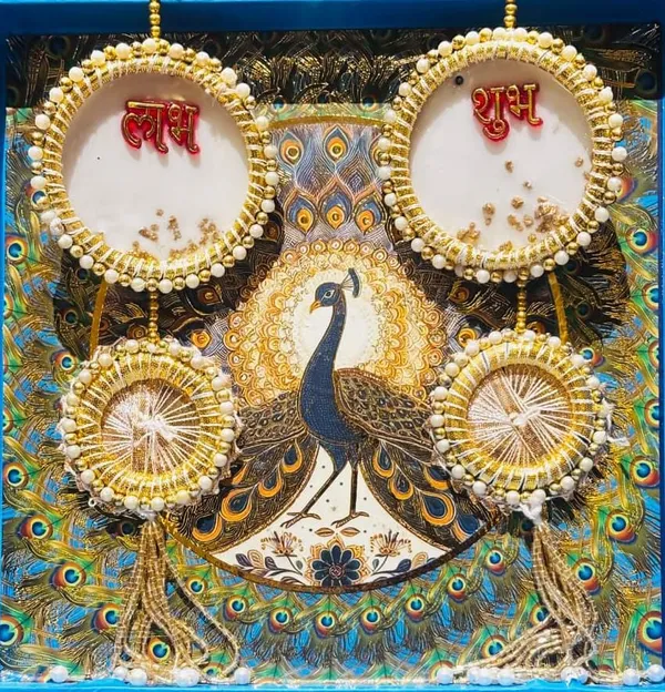 Diwali_housewarming_Shubh_Labh_door_hanging_Decor_gift,_hamper_wedding