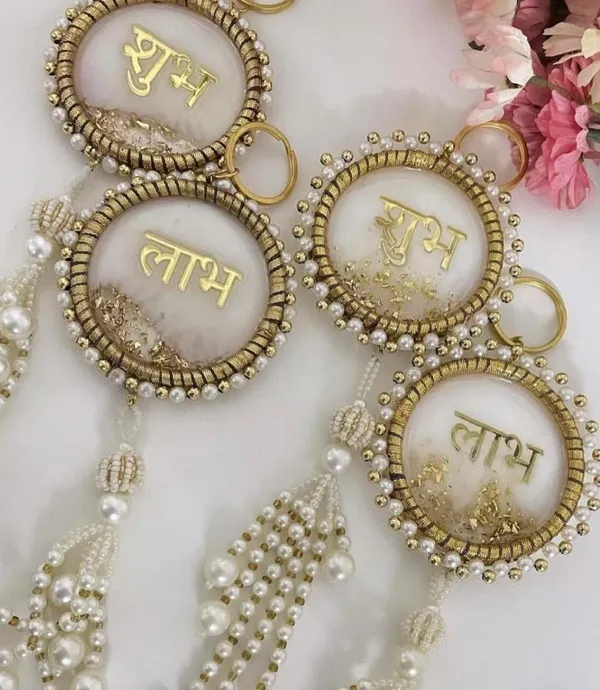 Diwali_housewarming_Shubh_Labh_door_hanging_Decor_gift,_hamper_wedding