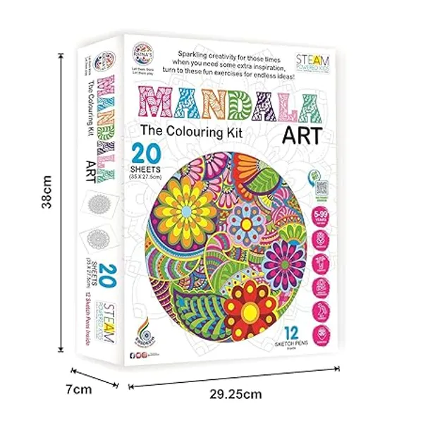Multicolor_Mandala_Art_20_Premium_Sheets_With_12_Sketch_Pen_|_For_Art_&_Crafts_(Kids_&_Adult)