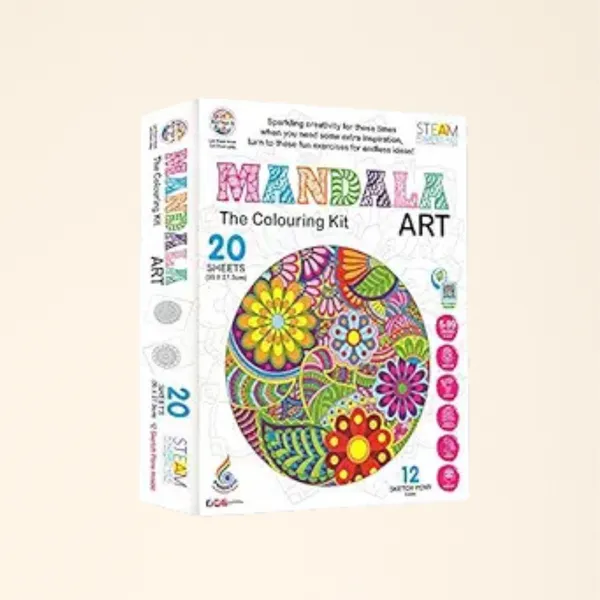 Multicolor_Mandala_Art_20_Premium_Sheets_With_12_Sketch_Pen_|_For_Art_&_Crafts_(Kids_&_Adult)