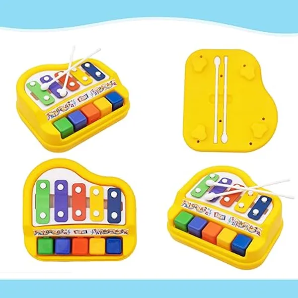 Yellow_Non_Battery_2_in_1_Mini_Piano_and_Xylophone_Toy_|_Colorful_Keys_&_2_Mallets_Crisp_And_Clear_Sound__|_For_Babies/Girls/Boys/Kids/Gifts