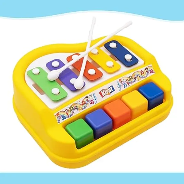 Yellow_Non_Battery_2_in_1_Mini_Piano_and_Xylophone_Toy_|_Colorful_Keys_&_2_Mallets_Crisp_And_Clear_Sound__|_For_Babies/Girls/Boys/Kids/Gifts