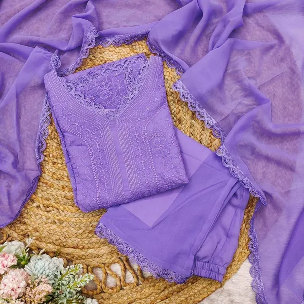 Levender_Embroidered_Kurta_Palazoo_with_Dupatta