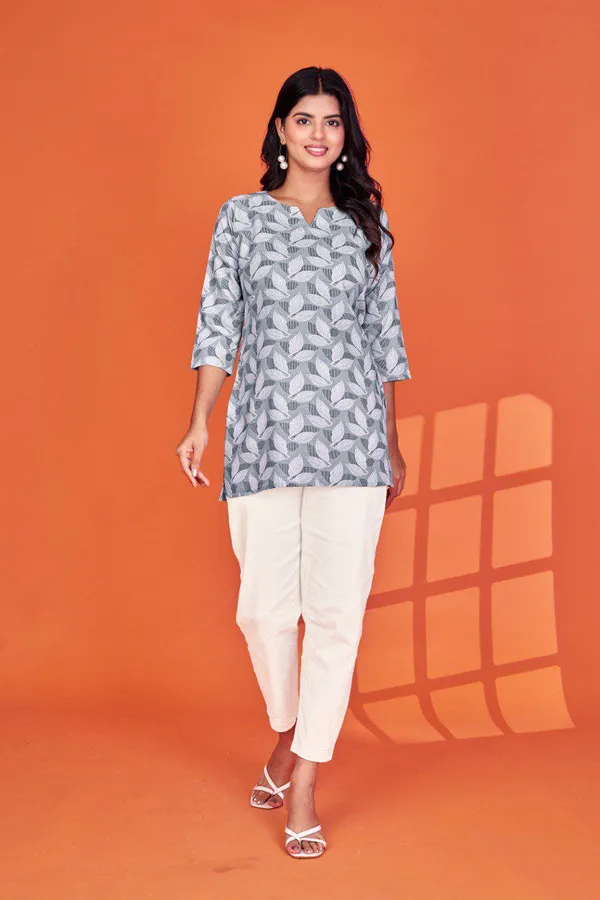Grey_Printed_Cotton_Tunic_for_Women