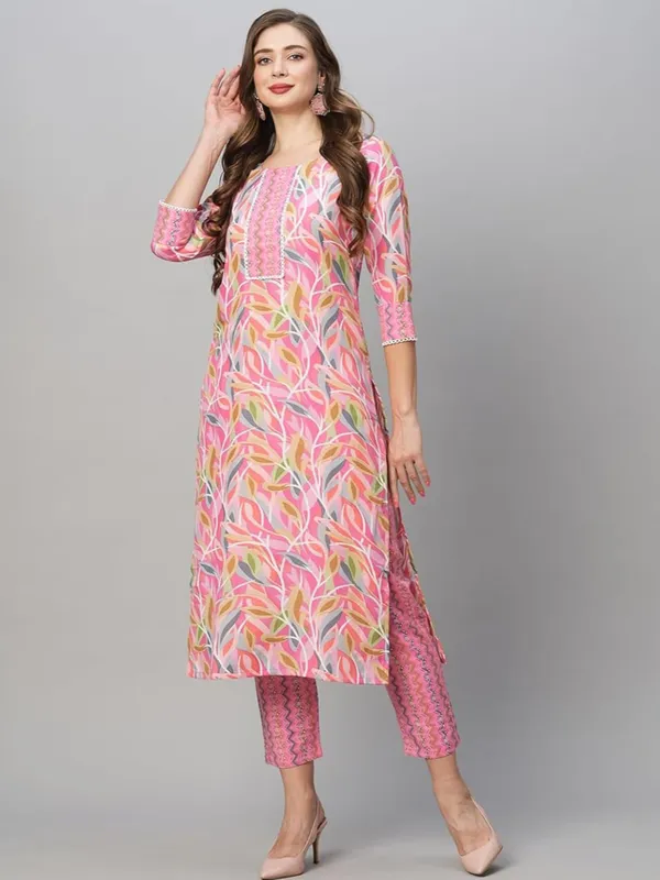 Pink_Cotton_Printed_Straight_Kurta-Pant