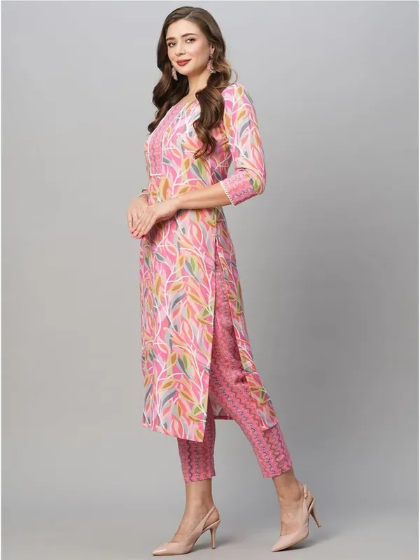 Pink_Cotton_Printed_Straight_Kurta-Pant
